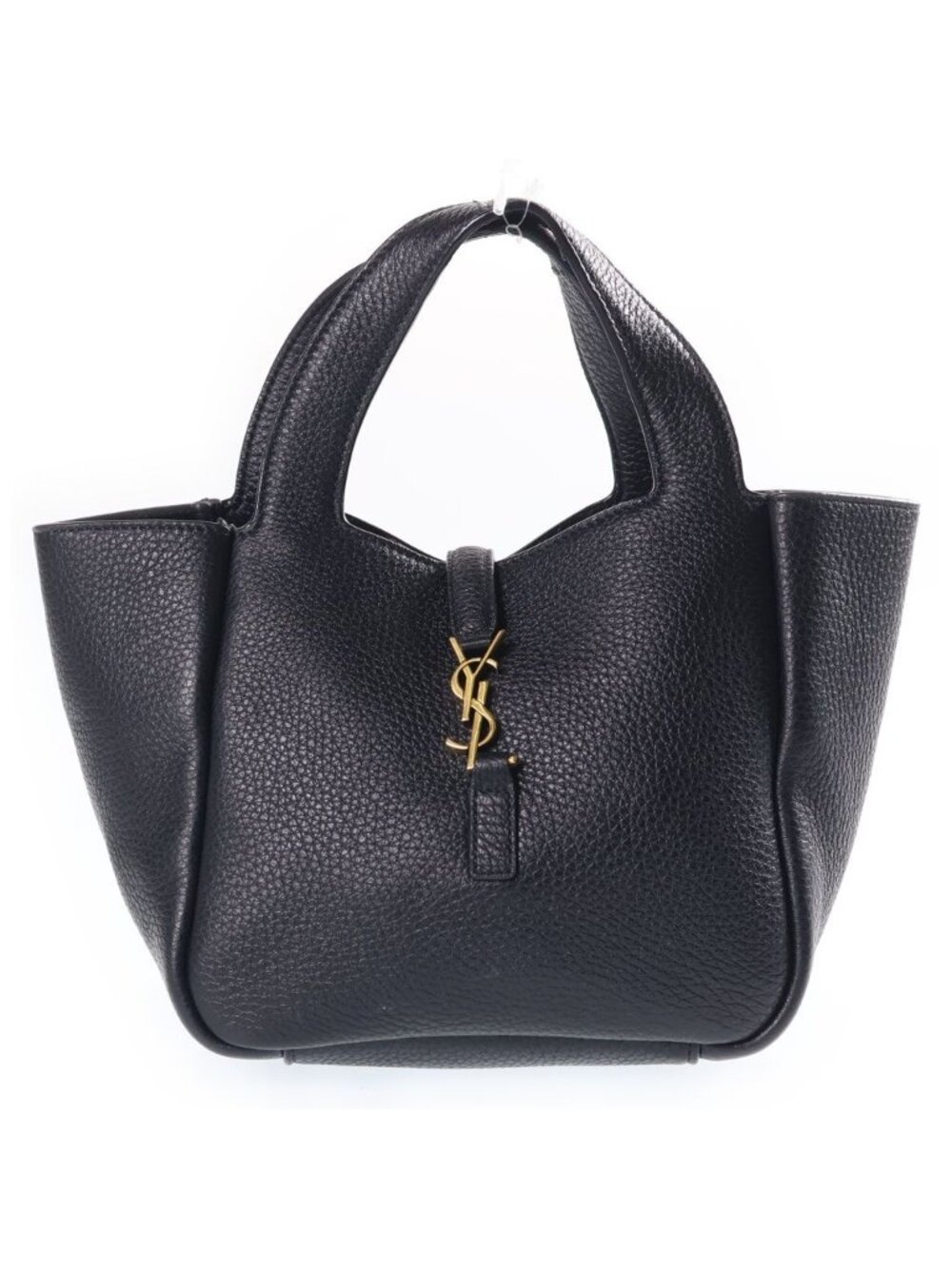 Saint Laurent Paris Le 5 A 7 le Cassette Baby Bear Gray Leather 2-Way Shoulder